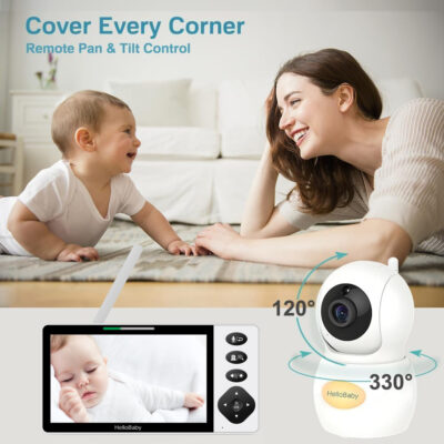 Alternative view of HELLOBABY ενδοεπικοινωνία μωρού HB6084L με κάμερα & οθόνη 5.5", 720p, PTZ