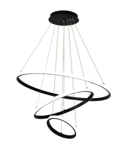 LEDTM LED φωτιστικό οροφής HLL-0105, 44W, 4000K, 60x60cm, μαύρο