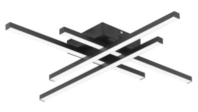 LEDTM LED φωτιστικό οροφής HLL-0111, 50W, 4500K, 9x60x60cm, μαύρο