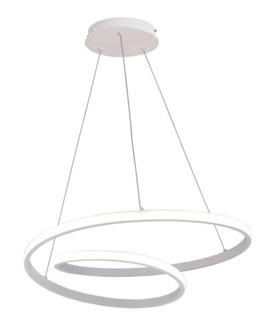 LEDTM LED φωτιστικό οροφής HLL-0153, 25W, 4000K, Φ40cm, 1m, λευκό