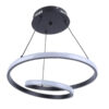 LEDTM LED φωτιστικό οροφής HLL-0154, 25W, 4000K, Φ40cm, 1m, μαύρο