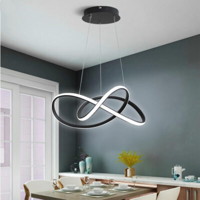 Alternative view of LEDTM LED φωτιστικό οροφής HLL-0180, 50W, 4000K, Φ60cm x 120cm, μαύρο