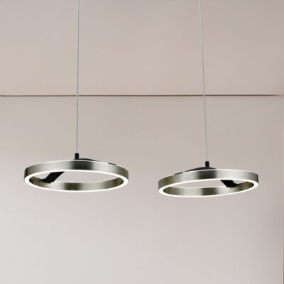 Alternative view of LEDTM LED φωτιστικό οροφής HLL-0203, 42W, 4000K, 70x30x120cm, ασημί/μαύρο