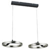 LEDTM LED φωτιστικό οροφής HLL-0203, 42W, 4000K, 70x30x120cm, ασημί/μαύρο