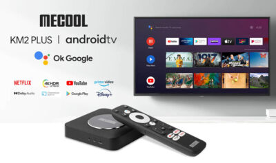 Alternative view of MECOOL TV Box KM2 Plus, Google/Netflix certificate, 4K, WiFi, Android 11