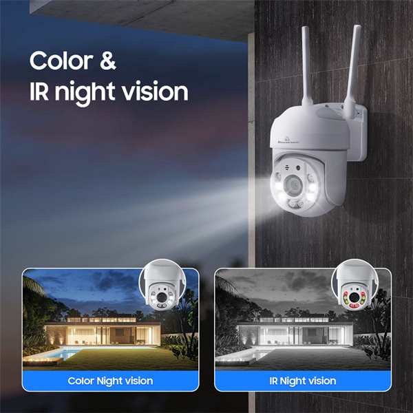 LEDTM smart κάμερα PT-1144, 2MP, Wi-Fi, PTZ, IP65 - Image 2