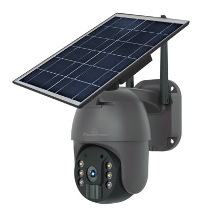 LEDTM smart ηλιακή κάμερα PT-1174, 3MP, 4G, SD, PTZ, IP65