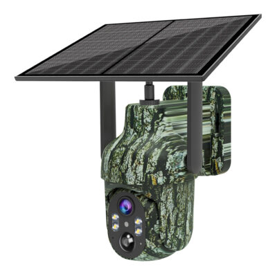 LEDTM smart ηλιακή κάμερα κυνηγού PT-1318, 3MP, 4G, PTZ, SD, IP65