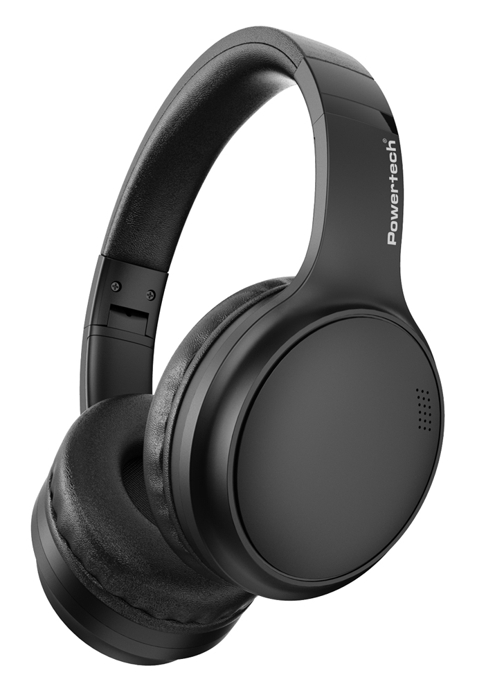 LEDTM headphones PT-1463, ενσύρματα & ασύρματα, ANC, 40mm, 500mAh, μαύρα