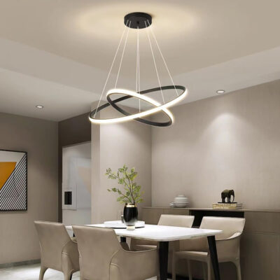 Alternative view of LEDTM LED φωτιστικό οροφής PT-1527, 40W, 4000K, Φ60x120cm, μαύρο