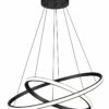 LEDTM LED φωτιστικό οροφής PT-1527, 40W, 4000K, Φ60x120cm, μαύρο