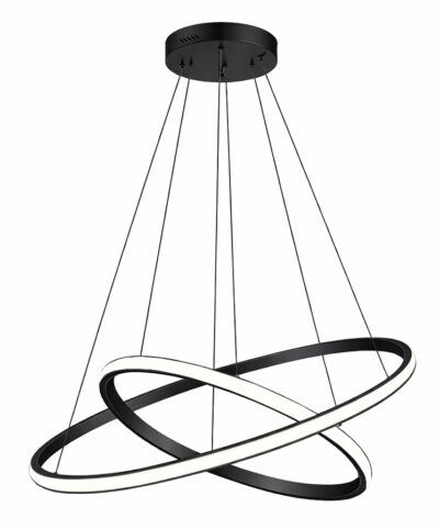LEDTM LED φωτιστικό οροφής PT-1529, 60W, 4000K, Φ80x120cm, μαύρο