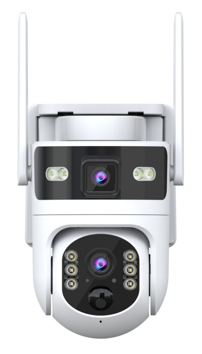Alternative view of LEDTM smart ηλιακή κάμερα PT-1547, dual lens, 4MP, 4G, PTZ, SD, IP65