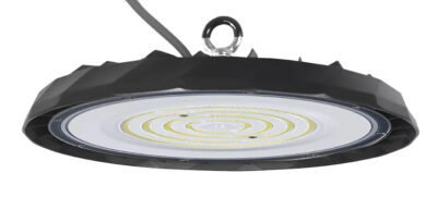 LEDTM LED φωτιστικό καμπάνα PT-1557, 100W, 6500K, Φ30x4cm, IP65, μαύρο