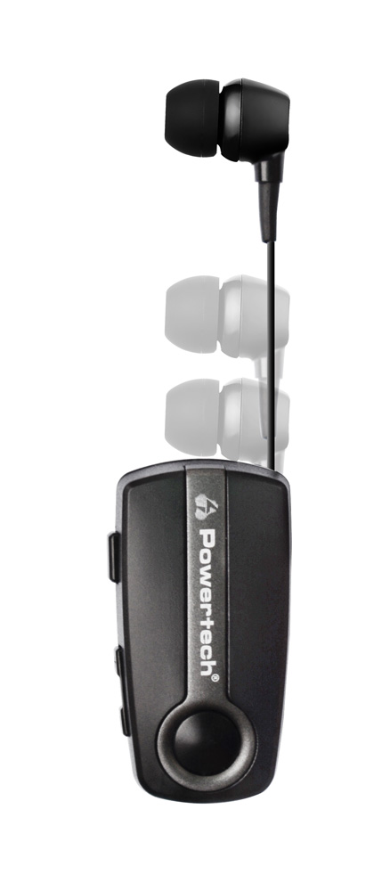 LEDTM earphone Klipp 2 PT-998 multipoint, Bluetooth 5.1, USB-C, γκρι - Image 2