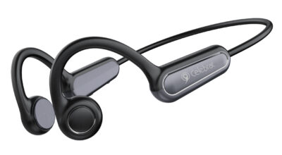 CELEBRAT neckband earphones SE9, OWS Bone Conduction, 16.3mm, 180mAh, μαύρα