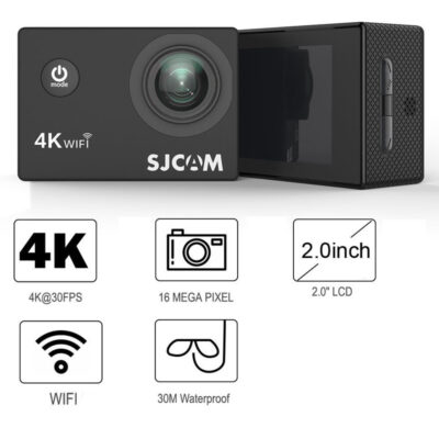 Alternative view of SJCAM Action Cam SJ4000 Air, 4K, 16MP, WiFi, 2" LCD, αδιάβροχη, μαύρη