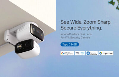 Alternative view of TP-LINK smart κάμερα Tapo C246D, dual lens, 2K/3MP, WiFi, PTZ, IP65, V1.0