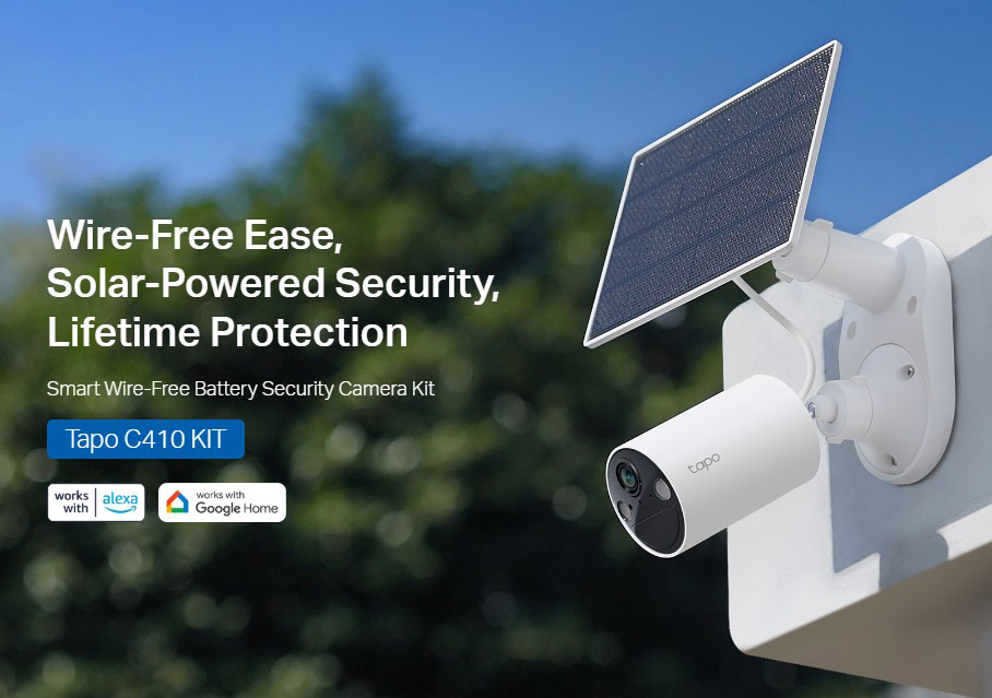 TP-LINK smart ηλιακή κάμερα Tapo C410 KIT, 2K/3MP, WiFi, IP65, V2.0 - Image 2