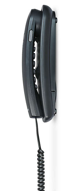 Alternative view of PHILIPS ενσύρματο τηλέφωνο TD2801B/00, επιτραπέζιο ή επιτοίχιο, μαύρο