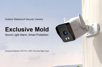 Alternative view of VSTARCAM smart κάμερα TS3, 3MP, WiFi, SD, IP66