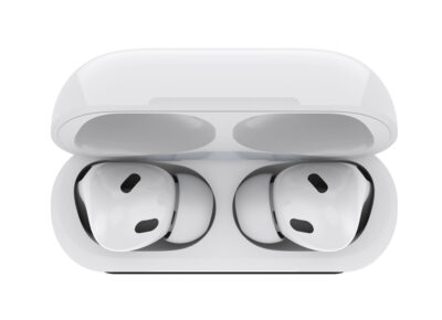 Alternative view of CELEBRAT earphones με θήκη φόρτισης W63, οθόνη αφής, TWS, ANC, 13mm, 30/360mAh, λευκό