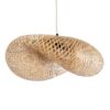 LEDTM® MEXICO 00719 Boho Κρεμαστό Φωτιστικό Οροφής με Ντουί 1 x E27 AC 220-240V IP20 - Μπεζ - Μ65 x Π46 x Υ30cm