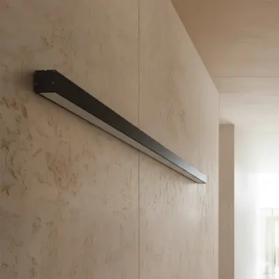Alternative view of kelvo® ORION KLV-101-0362-V3 Φωτιστικό Τοίχου / Απλίκα LED 72W 7200lm 120° AC 220-240V IP20 Ρυθμιζόμενο Λευκό CCT με Χειριστήριο από 2700K έως 6000K Dimmable - Lumileds SMD Chip - Μαύρο Ματ - Μ120 x Π5.5 x Υ7cm - 3 Χρόνια Εγγύηση