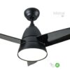 ΑΝΕΜ/ΡΑΣ ΟΡΟΦΗΣ&ΤΗΛ.36" led18W DC35W MISTRAL ΜΑΥΡΟ