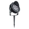 LEDTM® TREEVINA 90360 Φωτιστικό Σποτ με Αντιθαμβωτική Γρίλια για Φυτά - Δέντρα με Βάση Κήπου / Καρφωτό LED 24W 2640lm 10° DC 24V Αδιάβροχο IP65 Θερμό Λευκό 2700K Dimmable - Bridgelux SMD Chip - Γκρι Ανθρακί - Μ21.5 x Π18.3 x Υ14cm - 3 Χρόνια Εγγύηση