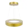 LEDTM® SALEM 61243 Μοντέρνο Κρεμαστό Φωτιστικό Οροφής LED 75W 8625lm 120° AC 220-240V IP20 Ρυθμιζόμενο Λευκό CCT με Χειριστήριο από 2700K έως 6000K Dimmable - Lumileds SMD Chip - Χρυσό - Μ45 x Π45 x Υ6cm - 3 Χρόνια Εγγύηση - Image 3