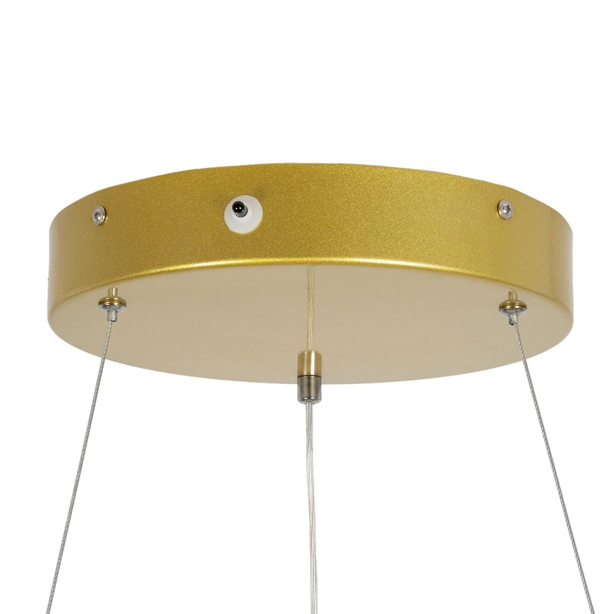 LEDTM® SALEM 61243 Μοντέρνο Κρεμαστό Φωτιστικό Οροφής LED 75W 8625lm 120° AC 220-240V IP20 Ρυθμιζόμενο Λευκό CCT με Χειριστήριο από 2700K έως 6000K Dimmable - Lumileds SMD Chip - Χρυσό - Μ45 x Π45 x Υ6cm - 3 Χρόνια Εγγύηση - Image 5