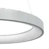 LEDTM® SALEM 61246 Μοντέρνο Κρεμαστό Φωτιστικό Οροφής LED 105W 12075lm 120° AC 220-240V IP20 Ρυθμιζόμενο Λευκό CCT με Χειριστήριο από 2700K έως 6000K Dimmable - Lumileds SMD Chip - Γκρι - Μ60 x Π60 x Υ6cm - 3 Χρόνια Εγγύηση - Image 5