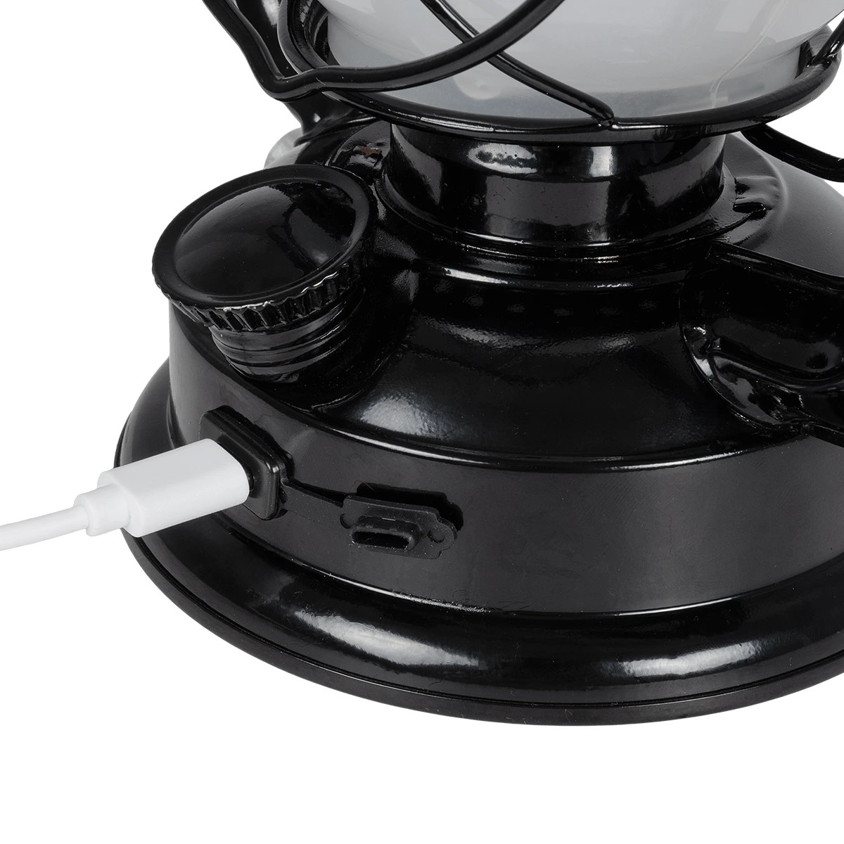 LEDTM® FIREWATCH 76546 Διακοσμητικό Φαναράκι LED 10W 500lm 360° Επαναφορτιζόμενο DC 5V με Μπαταρίες 2x18650 IP20 Ultra Θερμό Λευκό 1800K - Μ15 x Π11.5 x Υ23.5cm - 2 Χρόνια Εγγύηση - Image 5