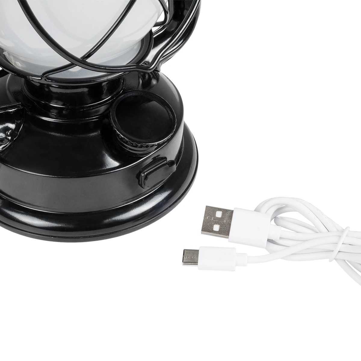 LEDTM® FIREWATCH 76546 Διακοσμητικό Φαναράκι LED 10W 500lm 360° Επαναφορτιζόμενο DC 5V με Μπαταρίες 2x18650 IP20 Ultra Θερμό Λευκό 1800K - Μ15 x Π11.5 x Υ23.5cm - 2 Χρόνια Εγγύηση - Image 6