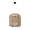 LEDTM® CAYMAN 00519 Boho Κρεμαστό Φωτιστικό Οροφής με Ντουί 1 x E27 AC 220-240V IP20 - Μπεζ - Μ40 x Π40 x Υ40cm - Image 4