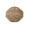 LEDTM® CAYMAN 00522 Boho Κρεμαστό Φωτιστικό Οροφής με Ντουί 1 x E27 AC 220-240V IP20 - Μπεζ - Μ40 x Π40 x Υ30cm - Image 2