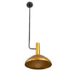 LEDTM® KATIE 00538 Μοντέρνο Φωτιστικό Οροφής με Ντουί 1 x E27 AC 220-240V IP20 - Μαύρο & Χρυσό - Μ30 x Π30 x Υ120cm - Image 6