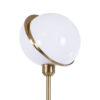 LEDTM® HUDSON 00500 Μοντέρνο Επιδαπέδιο Φωτιστικό με Ντουί 1 x E27 AC 220-240V IP20 - Λευκό & Χρυσό - Μ20 x Π20 x Υ177cm - Image 5