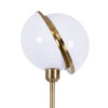 LEDTM® HUDSON 00500 Μοντέρνο Επιδαπέδιο Φωτιστικό με Ντουί 1 x E27 AC 220-240V IP20 - Λευκό & Χρυσό - Μ20 x Π20 x Υ177cm - Image 6