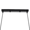 LEDTM® VERONA 00588 Μοντέρνο Κρεμαστό Φωτιστικό Οροφής με Ντουί 9 x E27 AC 220-240V IP20 - Μαύρο & Χρυσό - Μ140 x Π28 x Υ20cm - Image 9