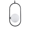 LEDTM® HAMBURG 00589 Μοντέρνο Κρεμαστό Φωτιστικό Οροφής με Ντουί 1 x G9 AC 220-240V IP20 - Μαύρο & Λευκό - Μ20 x Π15 x Υ40cm - Image 5