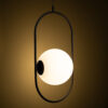 LEDTM® HAMBURG 00591 Μοντέρνο Κρεμαστό Φωτιστικό Οροφής με Ντουί 1 x E14 AC 220-240V IP20 - Μαύρο & Λευκό - Μ25 x Π20 x Υ50cm - Image 3