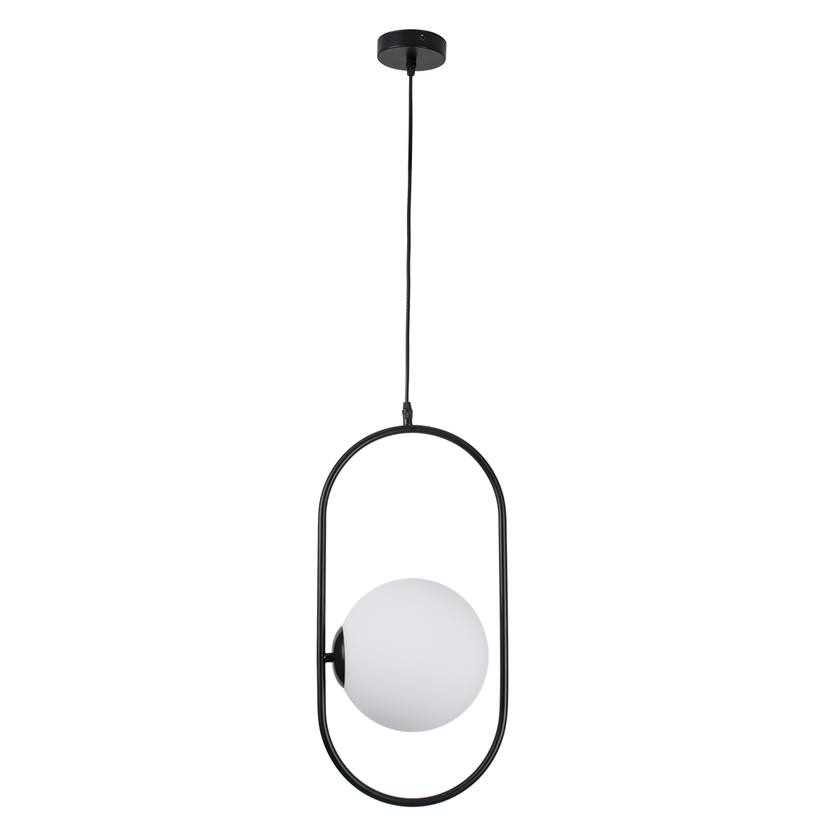 LEDTM® HAMBURG 00591 Μοντέρνο Κρεμαστό Φωτιστικό Οροφής με Ντουί 1 x E14 AC 220-240V IP20 - Μαύρο & Λευκό - Μ25 x Π20 x Υ50cm - Image 4
