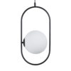 LEDTM® HAMBURG 00591 Μοντέρνο Κρεμαστό Φωτιστικό Οροφής με Ντουί 1 x E14 AC 220-240V IP20 - Μαύρο & Λευκό - Μ25 x Π20 x Υ50cm - Image 5