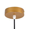 LEDTM® HAMBURG 00592 Μοντέρνο Κρεμαστό Φωτιστικό Οροφής με Ντουί 1 x E14 AC 220-240V IP20 - Χρυσό & Λευκό - Μ25 x Π20 x Υ50cm - Image 12