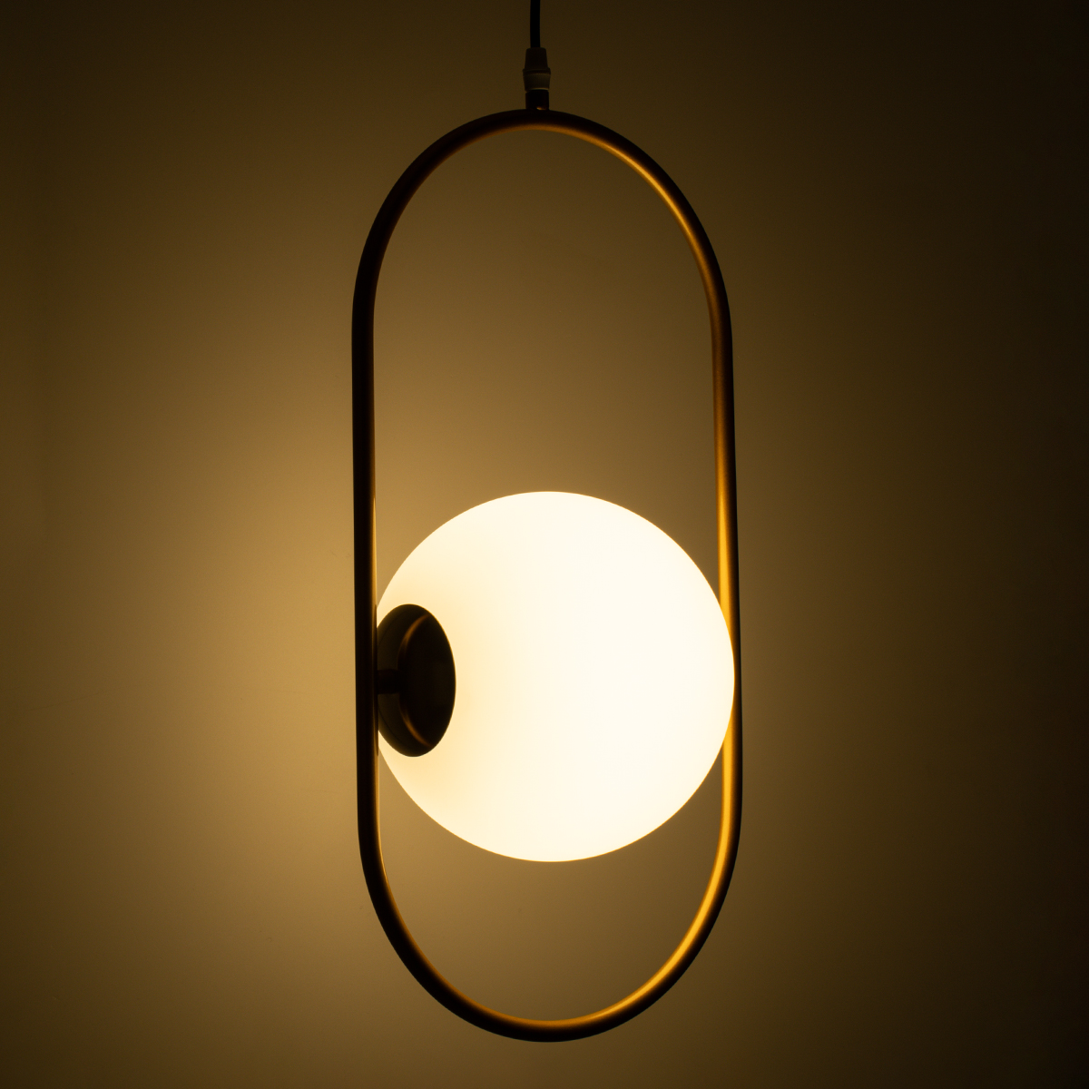 LEDTM® HAMBURG 00592 Μοντέρνο Κρεμαστό Φωτιστικό Οροφής με Ντουί 1 x E14 AC 220-240V IP20 - Χρυσό & Λευκό - Μ25 x Π20 x Υ50cm - Image 3