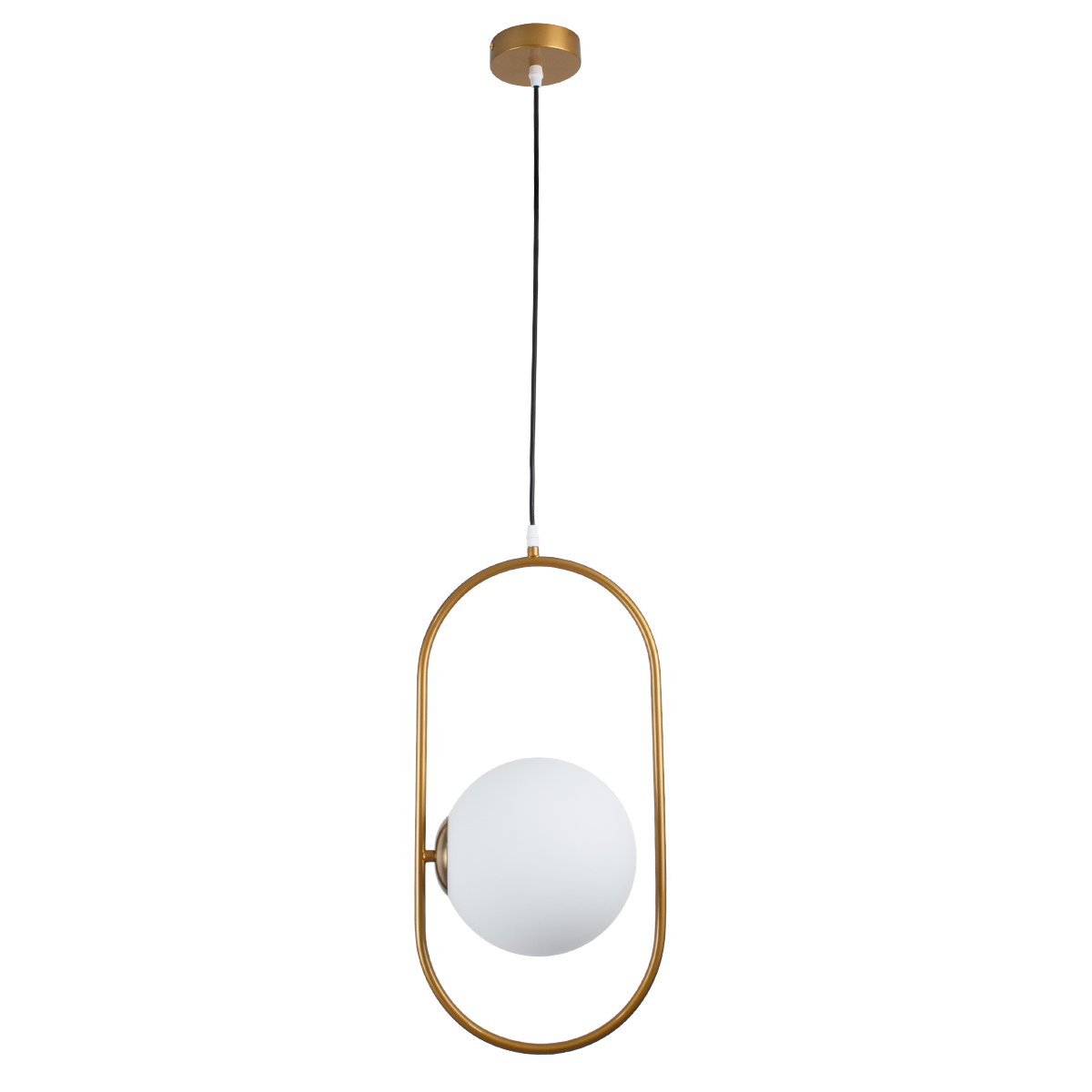 LEDTM® HAMBURG 00592 Μοντέρνο Κρεμαστό Φωτιστικό Οροφής με Ντουί 1 x E14 AC 220-240V IP20 - Χρυσό & Λευκό - Μ25 x Π20 x Υ50cm - Image 4
