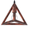 LEDTM® TRIANGLE 00613 Μοντέρνο Κρεμαστό Φωτιστικό Οροφής με Ντουί 2 x E27 AC 220-240V IP20 - Χάλκινο - Μ60 x Π22 x Y130cm - Image 7