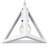 LEDTM® TRIANGLE 00617 Μοντέρνο Κρεμαστό Φωτιστικό Οροφής με Ντουί 3 x E27 AC 220-240V IP20 - Λευκό - Μ49 x Π49 x Y130cm - Image 7